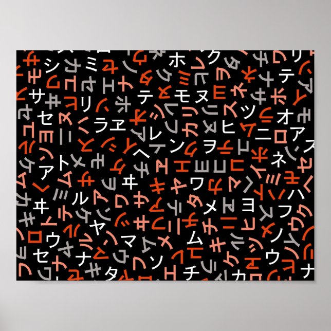 Affiches Katakana (Devant)