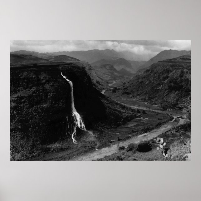 Affiches Kauai, Hawaii - Vue sur la vallée de Hanapepe (Devant)