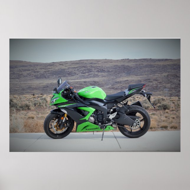 Affiches Kawasaki Ninja 636 (Devant)
