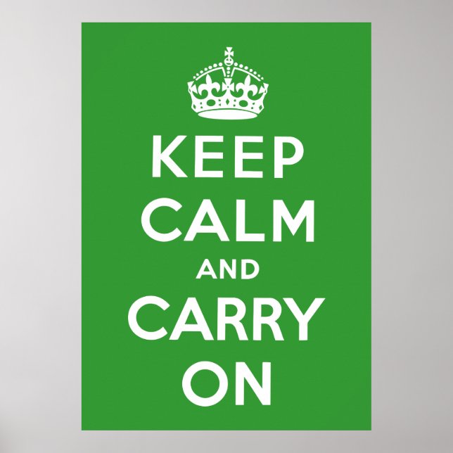 Affiches Keep Calm and Carry (Devant)