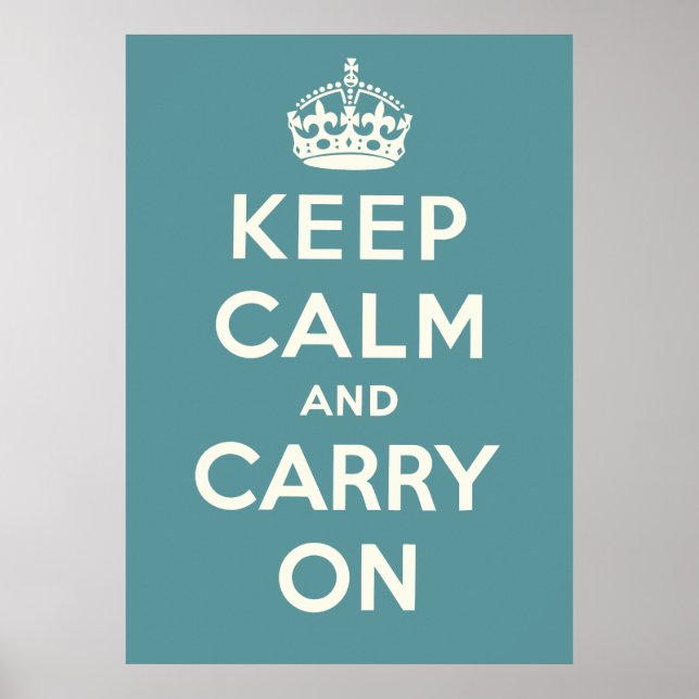 Affiches Keep Calm and Carry (Devant)