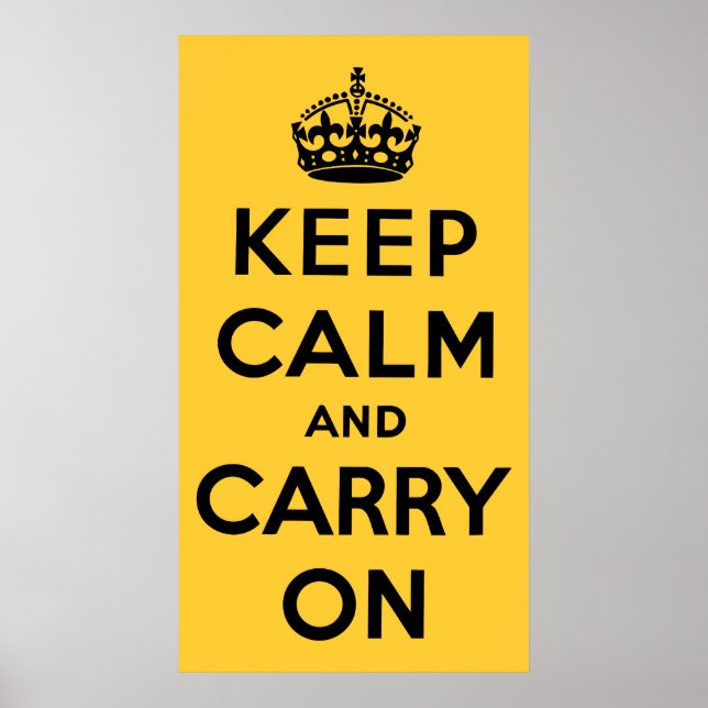 Affiches Keep Calm and Carry (Devant)