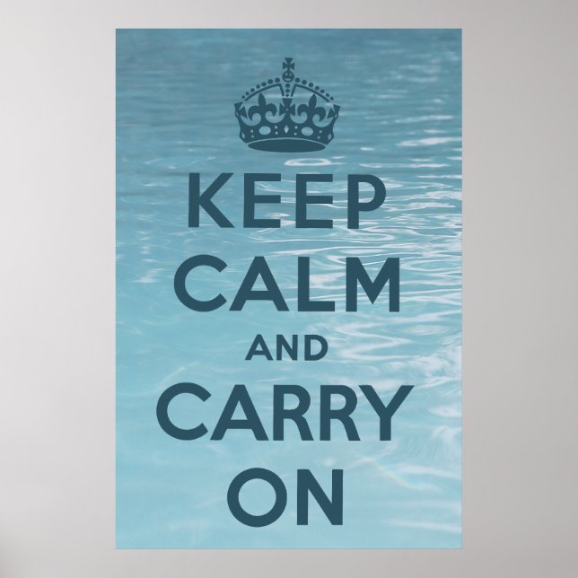 Affiches Keep Calm and Carry (Devant)