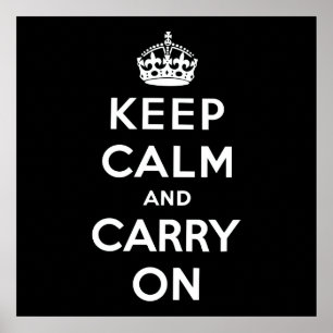 Affiches Keep Calm and Carry