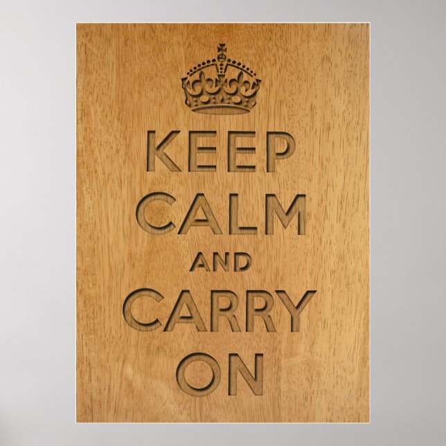 Affiches Keep Calm and Carry (Devant)