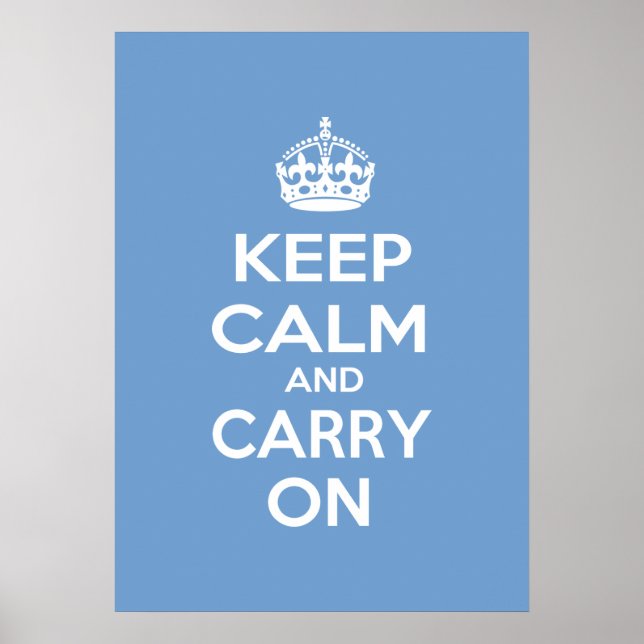Affiches Keep Calm and Carry On (Devant)