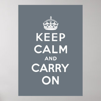 Affiches keep calm and carry on original