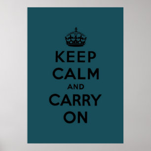 Affiches keep calm and carry on original