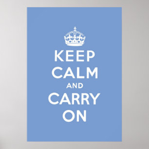 Affiches keep calm and carry on original