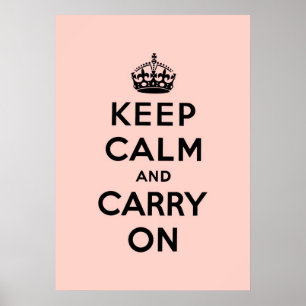 Affiches keep calm and carry on Original
