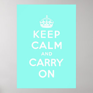 Affiches keep calm and carry on original