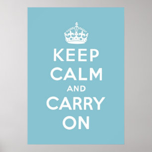 Affiches keep calm and carry on original