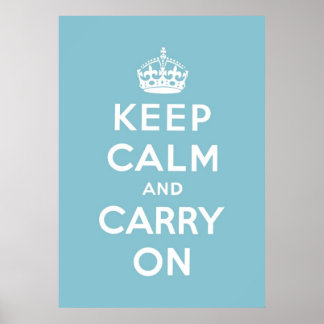 Affiches keep calm and carry on original
