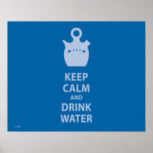 Affiches Keep Calm and Drink Water