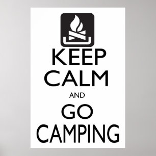 Affiches Keep Calm and Go Camping