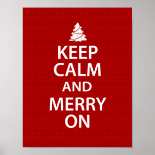 Affiches Keep Calm and Merry On