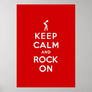 Affiches Keep calm and rock on