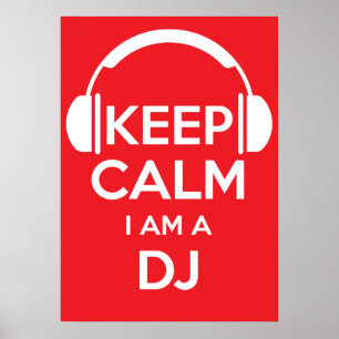 Affiches Keep calm I'm a DJ