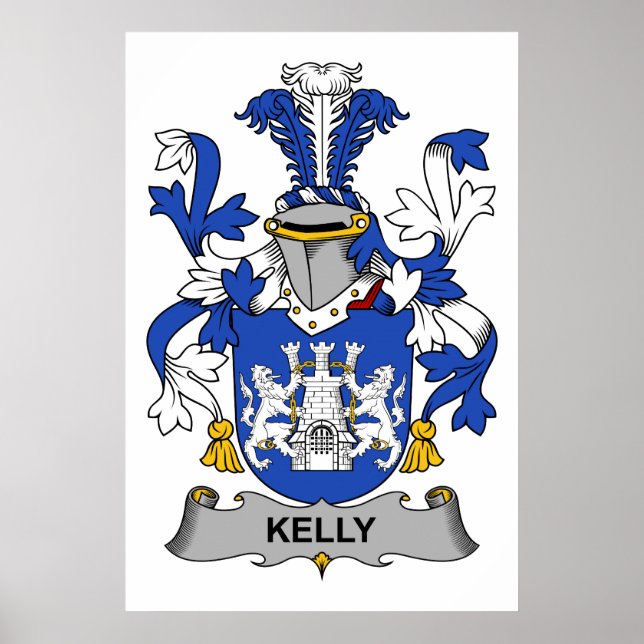 Affiches Kelly Family Crest (Devant)