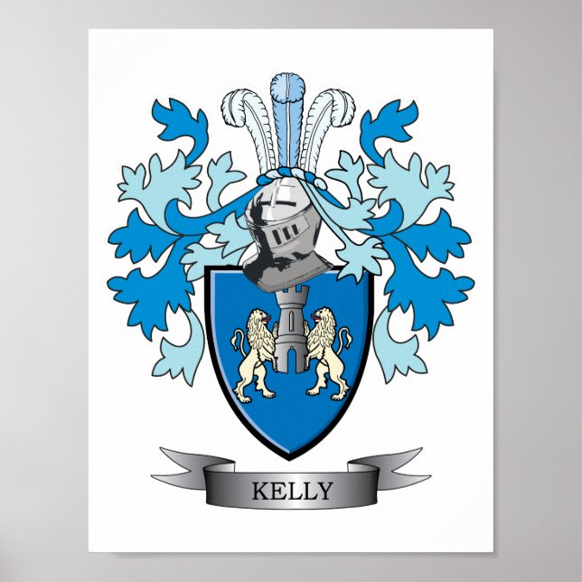 Affiches Kelly Family Crest (Devant)