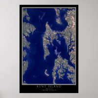 Kent Island Maryland From Space Satellite Map