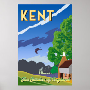 Affiches Kent - le jardin de l'Angleterre