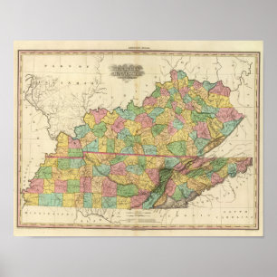 Affiches Kentucky et Tennessee 2