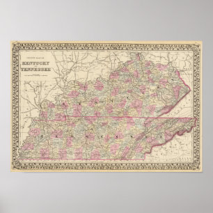 Affiches Kentucky, Tennessee 2