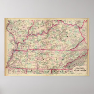 Affiches Kentucky, Tennessee 2