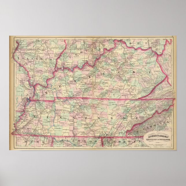Affiches Kentucky, Tennessee 2 (Devant)