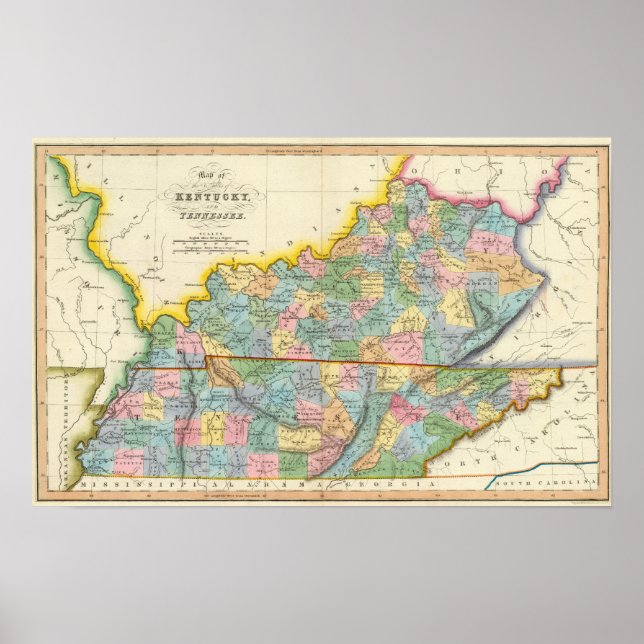 Affiches Kentucky, Tennessee 4 (Devant)