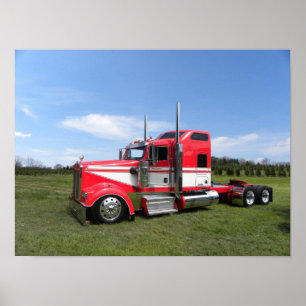 Affiches Kenworth W900L Garder bas