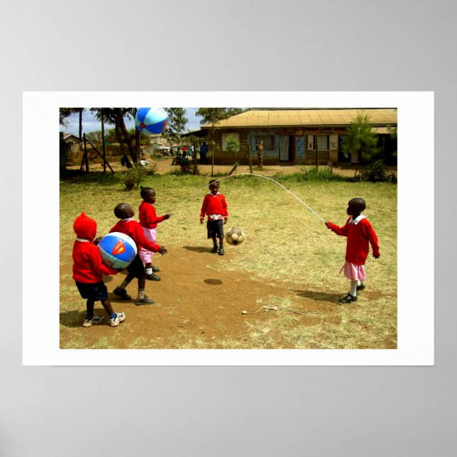 AFFICHES KENYAN SCHOOL CHILDREN IN KENYA (Devant)