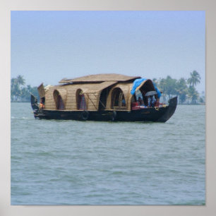Affiches Kerala Houseboat