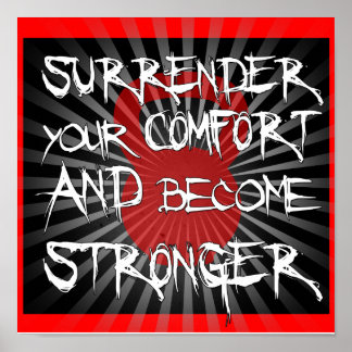 Affiches Kettlebell Abandonner et cultiver une forte impres