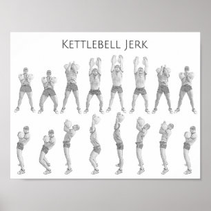 Affiches Kettlebell Jerk