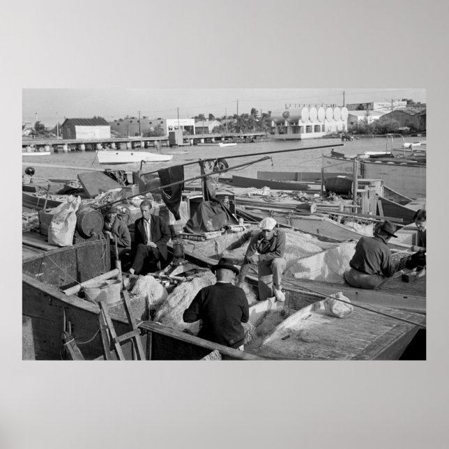Affiches Key West Fishermen, 1938 (Devant)