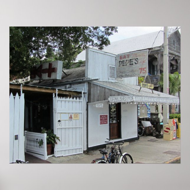 Affiches Key West Historic Pepe's Cafe (Devant)