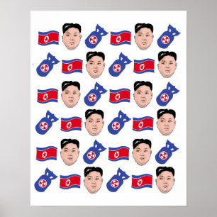 Affiches Kim Jong Un Motif -