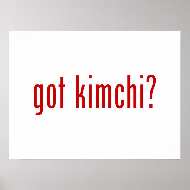 Affiches Kimchi ? (Devant)