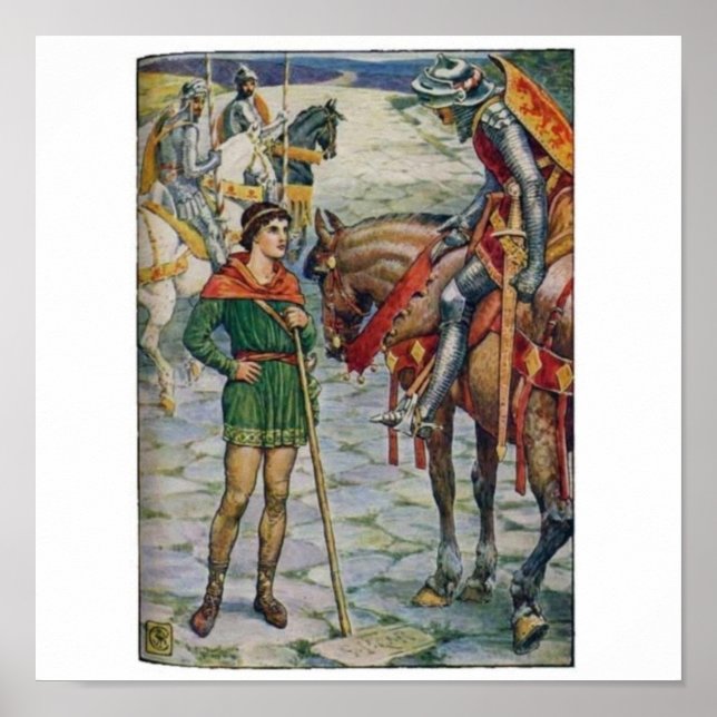 Affiches King Arthur Questions Percival (Devant)