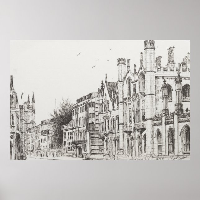 Affiches Kings College Cambridge 2007 (Devant)