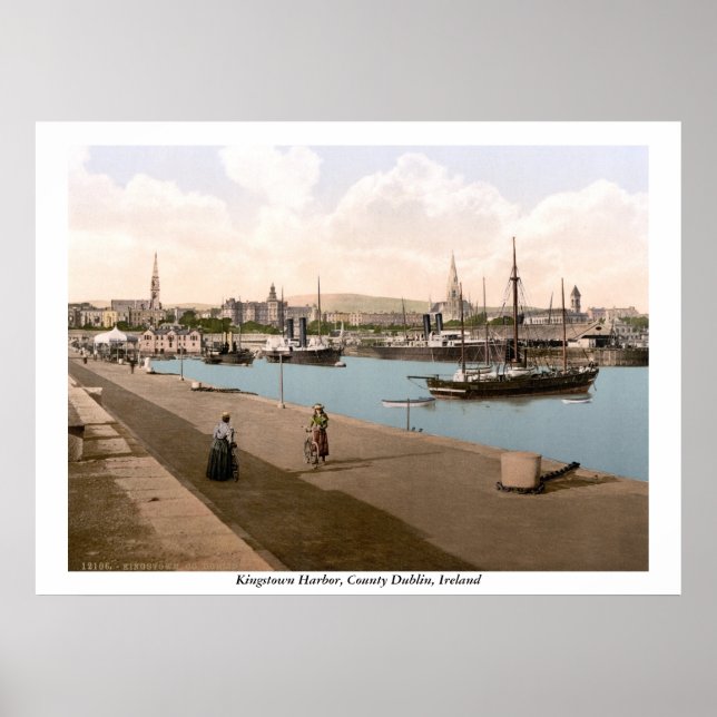 Affiches Kingstown - DunLaoghaire Harbour, Co. Dublin (Devant)
