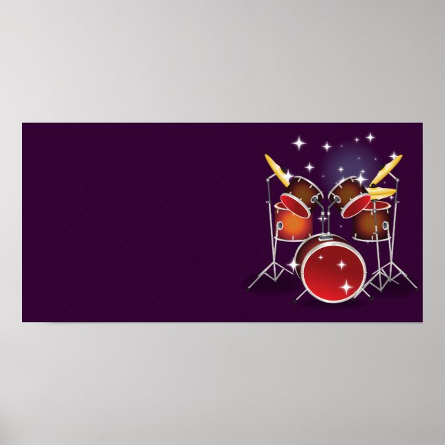 Affiches Kit de batterie (Devant)