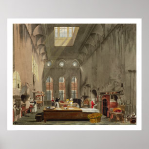 Affiches Kitchen, St James's Palace, gravé par William J
