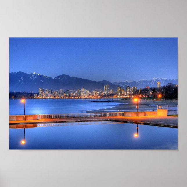 Affiches Kitsilano Beach, Vancouver, Canada (Devant)