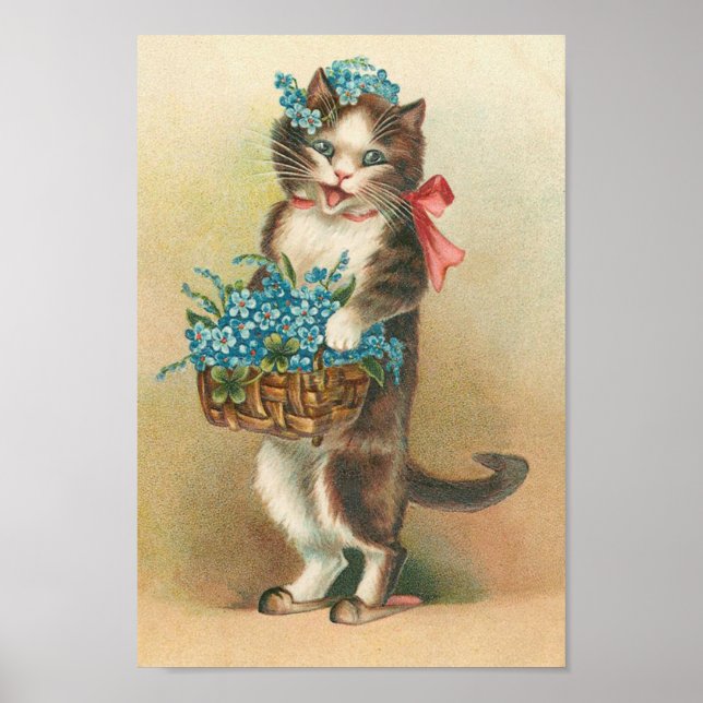 Affiches Kitten vintage (Devant)