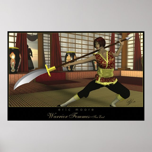 Affiches Kitty Su Qwan Rose dansant (Devant)