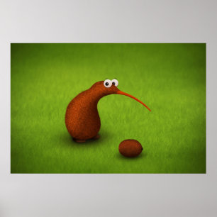 Affiches Kiwi de kiwi