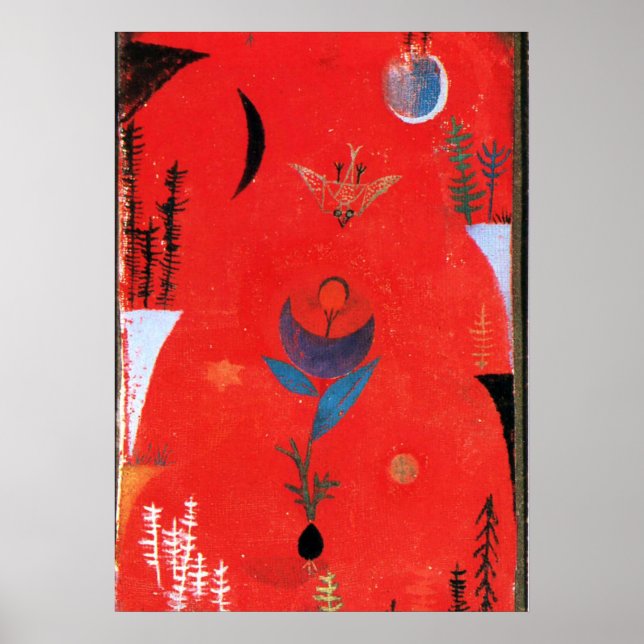 Affiches Klee - Mythe des fleurs (Devant)